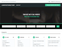 Tablet Screenshot of linkpostdirectory.com
